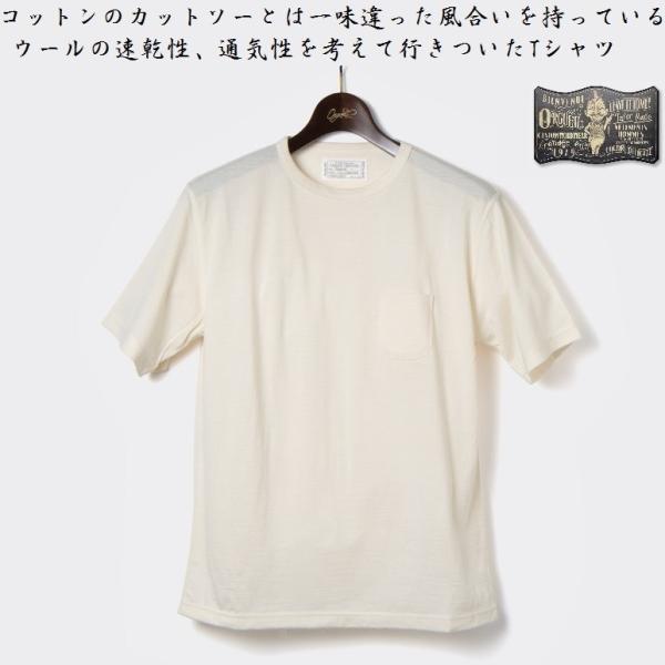 オルゲイユ 通販　ORGUEIL Wool T-Shirt　OR-9041　ウールＴシャツ　ステュデ...