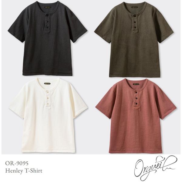 ORGUEIL Henley T-Shirt OR-9095 ヘンリーTシャツ 通販 ヘンリーネック...