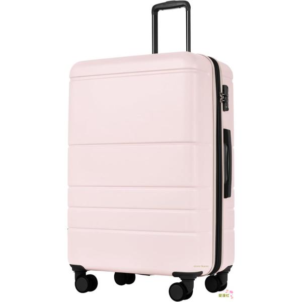 キャリーケース スーツケース mサイズ 大型 キャリーバッグ 容量拡張機能 フック付き台座 大容量 ...