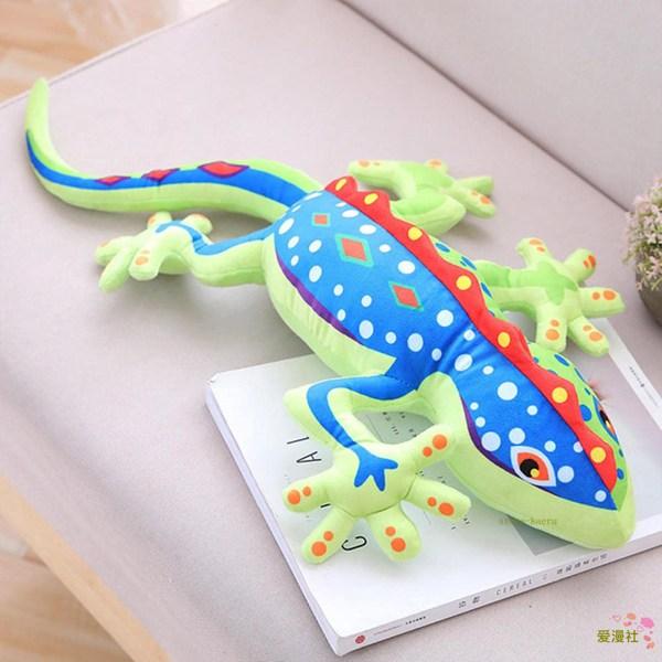 55-120cm 3D Geckoぬいぐるみソフトフィルドぬいぐるみ動物カメレオントカゲ人形枕クッシ...
