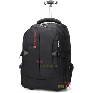 リュックキャリー キャスターバッグ 大容量 30L キャリーバッグ 3way 小型 2~3泊対応 2輪 撥水加工 トロリーバッグ メンズ｜store-kaeru