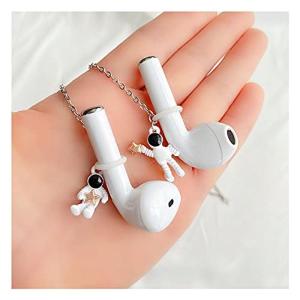 AirPods 対応 落下防止アクセサリー ネックストラップ 両耳 宇宙飛行士 ワイヤレスイヤホン も対応 (宇宙飛行士)｜store-kuronecokonbu