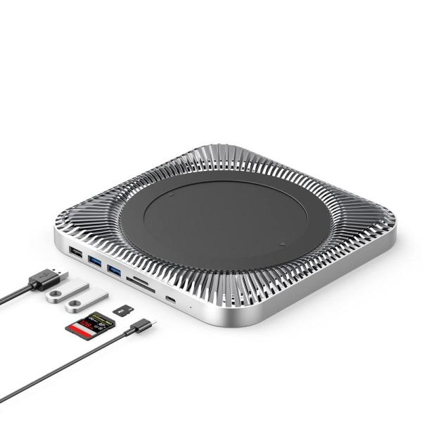 GIISSMO Mac Mini 用 USB Type C ハブ 2.5インチ HDD/SSD ケー...