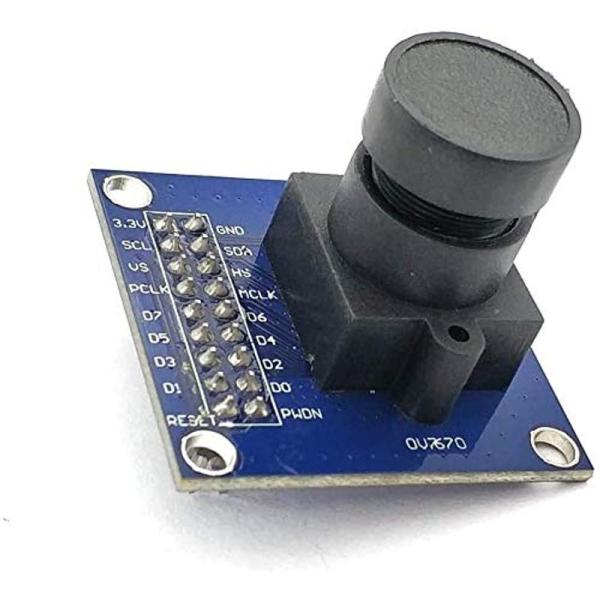 カメラモジュール 感光チップOV7670センサー ArduinoのVGA CIF自動露出制御ディスプ...