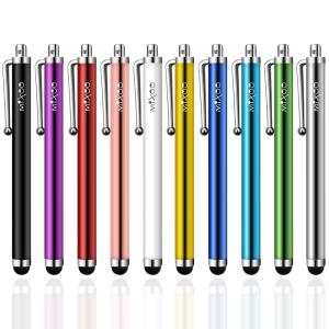 タッチペン 10本セット Mixoo スタイラスペン ipad iphone Androidスマート...