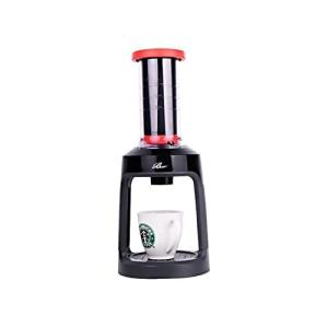 Coffee Machine, Manual Portable American Coffee Machine for home cafetera electrica italiana cafeteira expresso cafe BY PPLL (Color : Red)