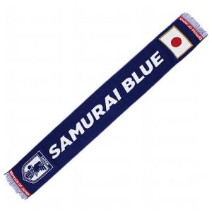 日本代表 ニットマフラー SAMURAI BLUE 【FLAGS TOWN|フラッグスタウン