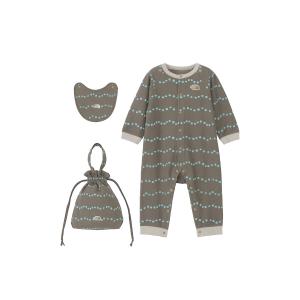 ザ・ノース・フェイス THE NORTH FACE B L/S ROMPE 2P BIB ベビーロングスリーブロンパース＆2Pビブ ジュニアアパレル ベビー ジュニア NTB82602 BN 送料無料