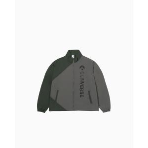 コンバース CONVERSE CS COL BLOCK JACKET MENS メンズスポーツウェア ウォームアップ メンズ DARK GREEN/CHARCOAL 40100220