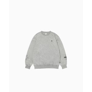 コンバース CONVERSE STAR PT SWEAT CREW TOP MENS メンズスポーツウェア スウェットクルー メンズ HEATHER GRAY 40200270