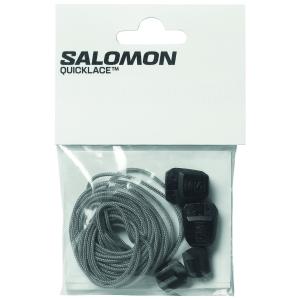 サロモン SALOMON QUICKLACE KIT アウトドア トレッキング用品アクセサリー NS Ftw Silver/Black/Black L47379400