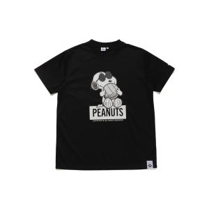 ソノタ OTHER 26PEANUTSバレーフロントプリントTシャツ バレーボール 半袖プラクティスシャツ BLACK MS-26195