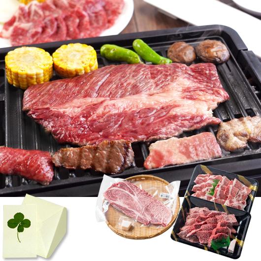 父の日 お肉 バーベキュー ギフト 黒黒ＢＢＱセット 黒毛和牛肩ロース200g、牛モモ300g（24...