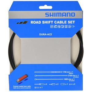 シマノ(SHIMANO) リペアパーツ シフトケーブルセット ポリマーコーティング 9000 ブラック RD-9000用ノーズ付 Y63Z9｜store-ocean