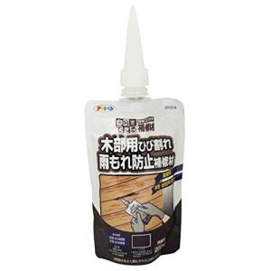 アサヒペン ワンタッチ木部用雨もれ防止補修材 200ML W004 こげ茶