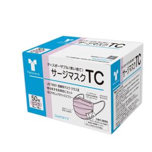 竹虎 サージマスクTC ピンク 50枚入