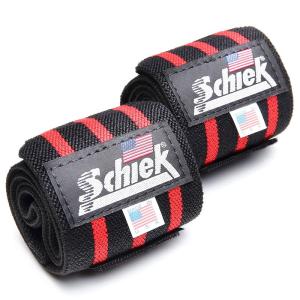 Schiek シーク リストラップ 24インチ フリーウェイトトレーニング用 レッド (国内正規品)｜store-ocean