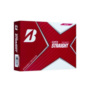 BRIDGESTONE(ブリヂストン)ゴルフボール SUPER STRAIGHT 2021年モデル 12球入 ホワイト｜store-ocean