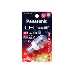 パナソニック LED電球 密閉形器具対応 E12口金 電球色相当(0.7W) 装飾電球・T型タイプ LDT1LE12C