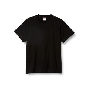 (ユナイテッドアスレ)UnitedAthle メンズ 半袖 5.6オンス ハイクオリティー Tシャツ 500101 002 ブラック L