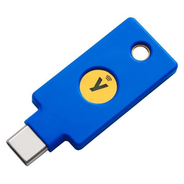 Yubico FIDOセキュリティキー C NFC - 2要素認証キー USB &amp; NFC FIDO...