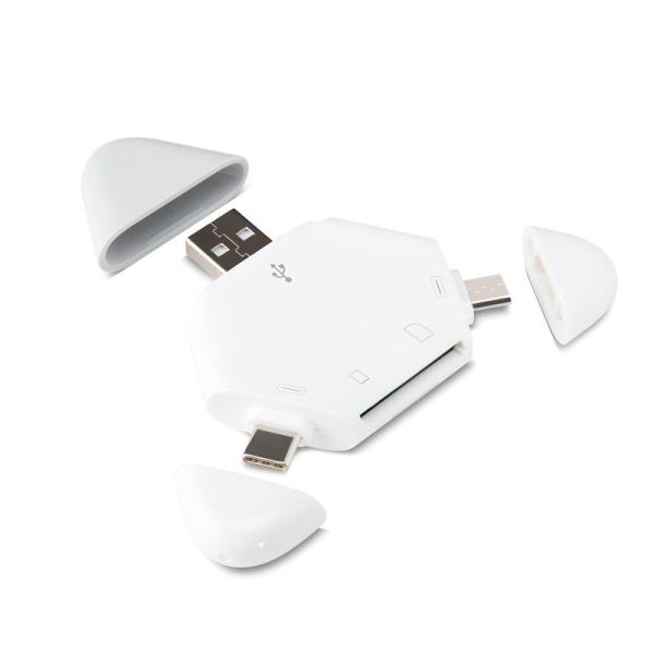 3 in 1 メモリーカードリーダー Lighting/Type-c/USB 3in1 iphone...