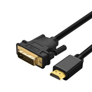 DVI HDMI 変換ケーブル 双方向 DVI-D 24+1 HDMI 変換アダプタ 1080P対応 金メッキ端子 PS4 Switch D