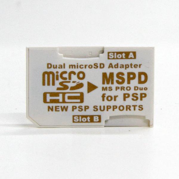 2枚差し可 micro SD→メモリースティックプロデュオ変換アダプタ 16Gまで対応 / マジック...