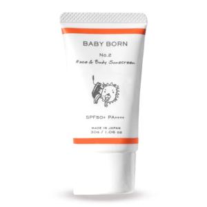 BABY BORN ベビーボーン Face&Body Sunscreen 日焼け止め ミルク UV ケア SPF50+/PA++++ 赤ちゃ｜store-ocean