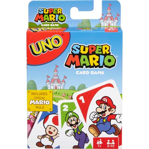 ウノ スーパーマリオ スペシャルルールカード 無敵マリオ&amp;ホワイトマリオ付き DRD00