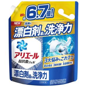 大容量 アリエール 洗濯洗剤 液体 詰め替え 約6.7倍 黄ばみ・ニオイを漂白剤なし一発洗浄｜store-ocean