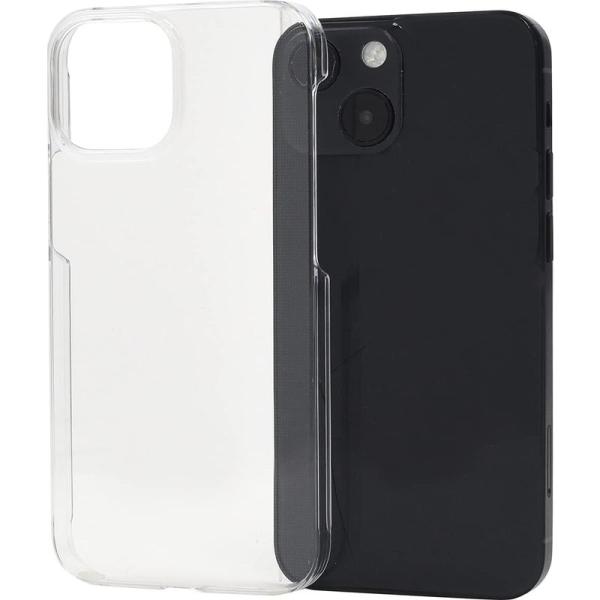プラタ iPhone13 mini ケース ハード クリア 透明 ハードケース バックカバー 背面ケ...