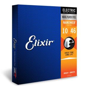 Elixir エリクサー エレキギター弦 NANOWEB Light .010-.046 #12052 国内正規品｜store-ocean