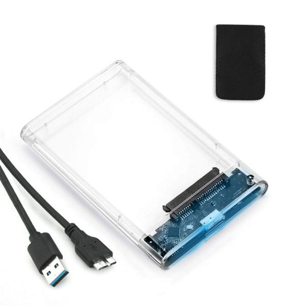 YFFSFDC 2.5インチ HDD ケース USB3.0 SSD ボックス SATA III 外付...