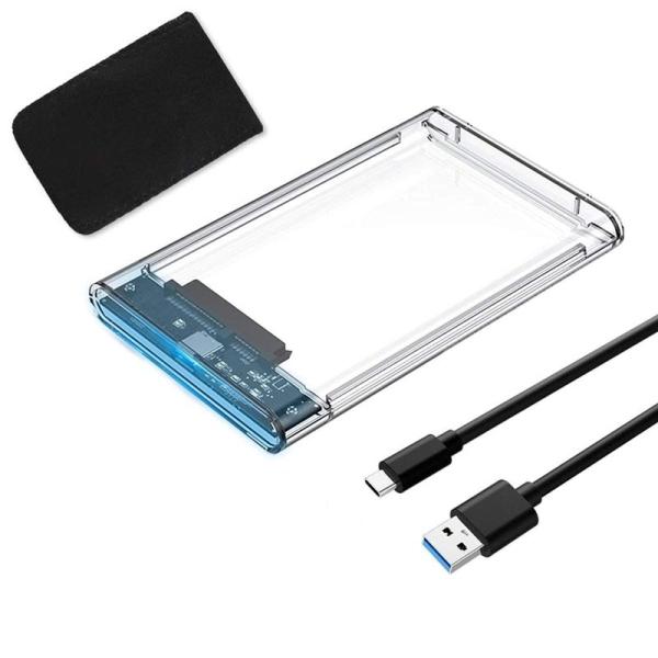 YFFSFDC Type-C 2.5インチ HDD/SSDケース USB3.1 Gen1 ドライブケ...