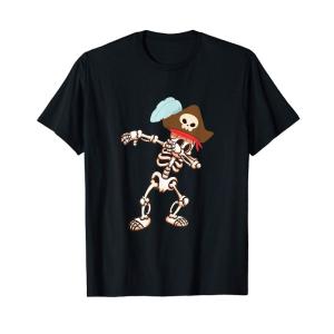 Dabbing Skeleton With Pirate's Hat Funny Pirate Gift Tシャツ｜store-ocean