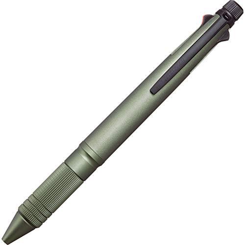 三菱鉛筆 多機能ペン ジェットストリーム 4&amp;1 メタルエディション 0.5 ダークグリーン 書きや...