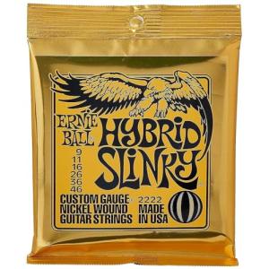 正規品 ERNIE BALL 2222 エレキギター弦 (09-46) HYBRID SLINKY ハイブリッド・スリンキー