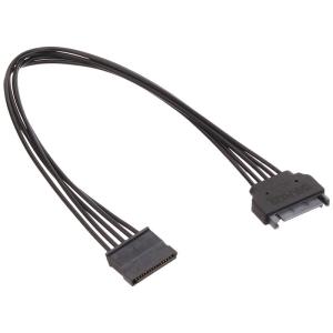 SA-047SA-BK SATA電源延長黒 30cmの商品画像