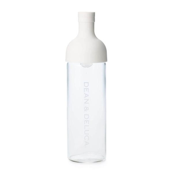 DEAN&amp;DELUCA フィルターインボトル ホワイト750ml ガラス 水出しコーヒー ティー 耐...