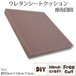 クッション中身 ヌードクッション 単品 ヌード 座布団 ソフトウレタン やわらかい 50×54×5cm DIY 手芸材料 緩衝材 クッション 中材｜store-pocket