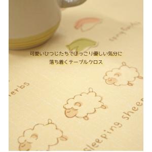 テーブルクロス ビニール おしゃれ シープ 約...の詳細画像1