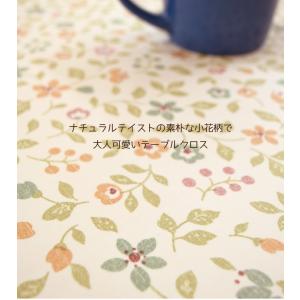 テーブルクロス ビニール おしゃれ 小花 約1...の詳細画像1