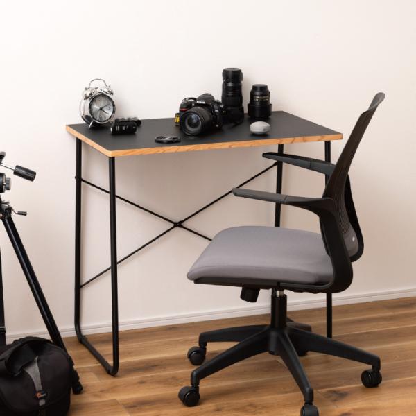 デスク 机 シンプル おしゃれ モダン 組立式 幅80cm 仕事用 作業用 パソコンデスク 在宅ワー...