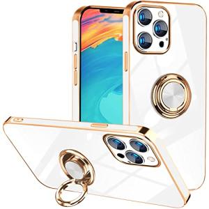 iPhone 14 Pro 用ケース 耐衝撃 リング付き 液状シリコン TPU スマホケース 米軍MIL規格取得 薄型 軽量 衝撃吸収 防指紋