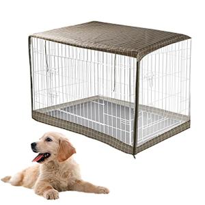 Yurika ペットサークルカバー 蚊帳 犬用ケージカバー チワワ 犬 蚊よけ 虫除けスプレー 猫小屋ケージカバー ダニよけ 巻き上げ可 防害虫