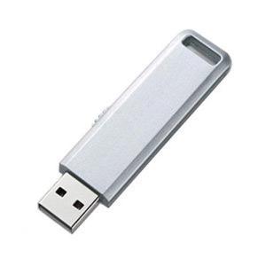 イーサプライ USBメモリ 1GB スライド式 シルバー