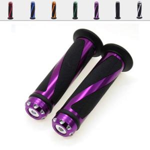 Karun 次-世代スタイル カスタム グリップ バー エンド付属 アルミ オートバイ用 φ 22.2 mm