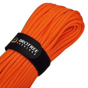 Brotree パラコード 9芯 4mm テントロープ 耐荷重280kg パラシュートコード ガイロープ アウトドア キャンプ サバイバル 固定用 マ