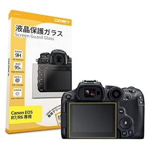 ORMY 液晶保護ガラス 液晶保護フィルム Canon EOS R7 / R6 用  超薄/高鮮明/硬度9H/ラウンドエッジ加